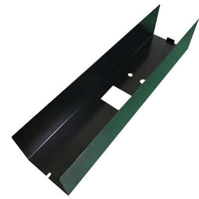 High Precision Carbon Steel TV Bracket with Cold Stamping and OEM Black Powder Coating