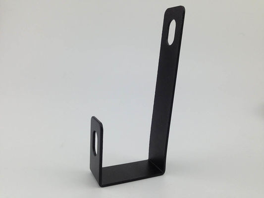 Black Powder Coated Metal Stamping Parts with SGS Certification and Customized Design