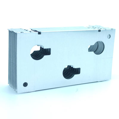 Spraying Surface Processing OEM Aluminum Extrusions Profile CNC Machining Silver Anodizing