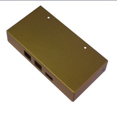 Customized Stamping Parts Metal Enclosure with Black Powder Coating Surface Finish