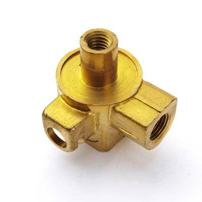 Measuring Tool Control Brass Forging Pipe Connect Parts for OEM CNC Machining Needs