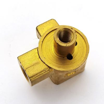Measuring Tool Control Brass Forging Pipe Connect Parts for OEM CNC Machining Needs