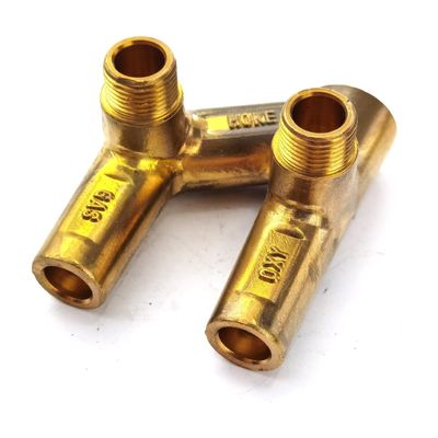 RoHs Certified Brass Pipe Fittings Forging with Customized Design by OEM CNC Machining