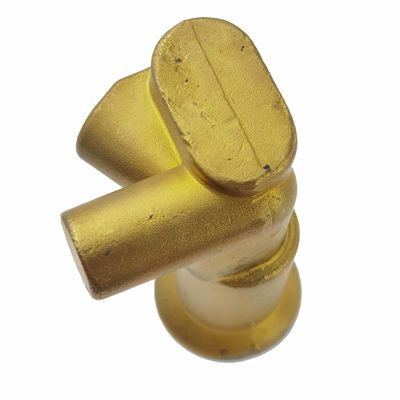 Customized Brass Y-Junction Air Valve CNC Machining Part for Industrial Equipment