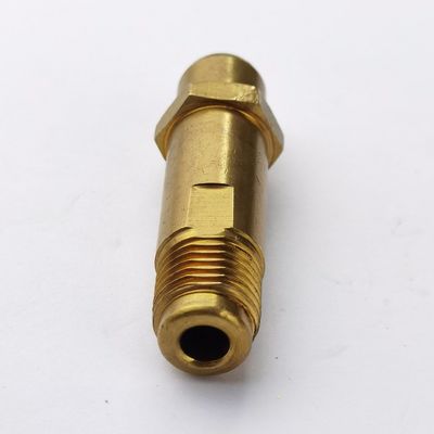 ASTM Standard CNC Machining Brass Connector Part with Tolerance /-0.005mm and Design