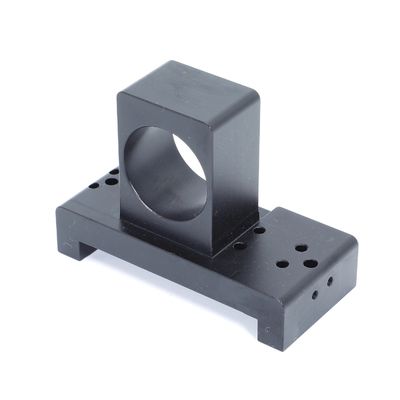 Customization High Precision CNC Machining of Base Parts in Black Anodization for OEM