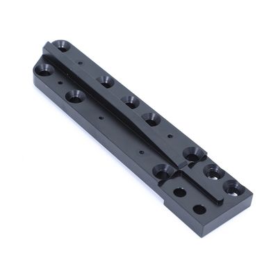 Customization High Precision CNC Machining of Base Parts in Black Anodization for OEM