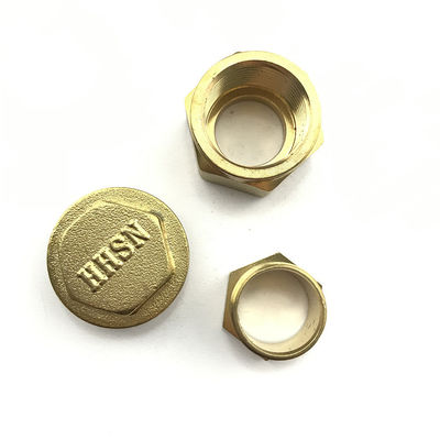 High Precision Copper External Thread Nut Model NO. L071 Tolerance /-0.05mm by OEM