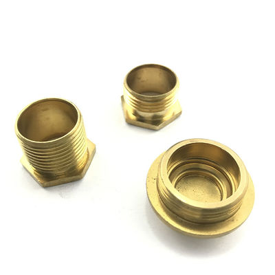 High Precision Copper External Thread Nut Model NO. L071 Tolerance /-0.05mm by OEM