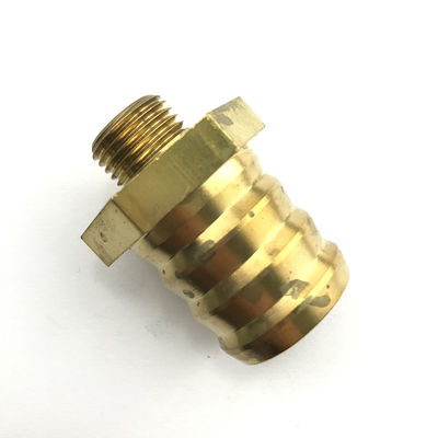 Metal Processing Machinery Parts Tolerance /-0.05mm CNC Machining Copper Hexagon Nut
