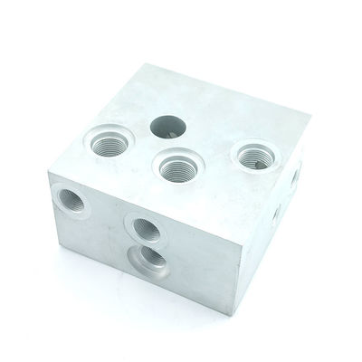 Customized CNC Machined Aluminum Alloy Stainless Steel Valve Block for Pharmaceutical