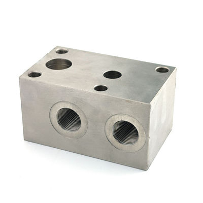 Customized Aluminum Valve Metal Block with /-0.05mm Tolerance and RoHS Certification
