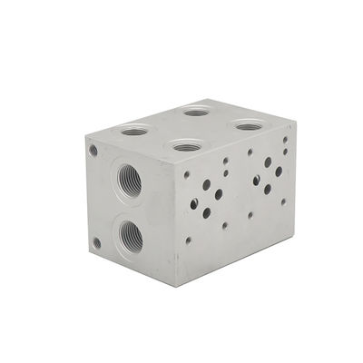Precision CNC Aluminum Alloy Stainless Steel Valve Block with Ce Tolerance /-0.05mm