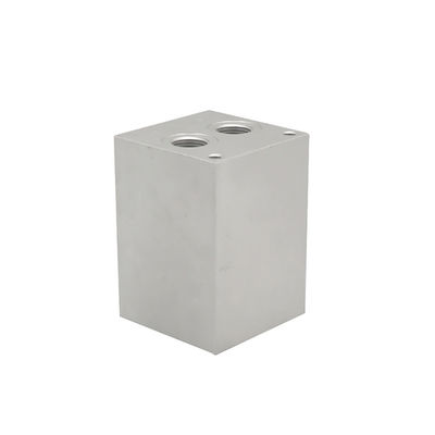 Precision CNC Aluminum Alloy Stainless Steel Valve Block with Ce Tolerance /-0.05mm
