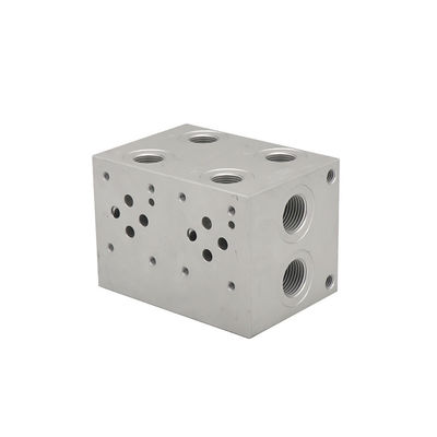 Precision CNC Aluminum Alloy Stainless Steel Valve Block with Ce Tolerance /-0.05mm