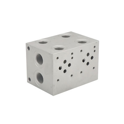 Precision CNC Aluminum Alloy Stainless Steel Valve Block with Ce Tolerance /-0.05mm