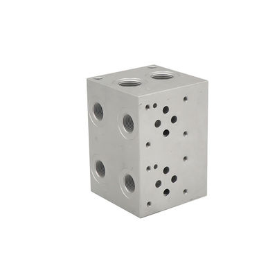 Precision CNC Aluminum Alloy Stainless Steel Valve Block with Ce Tolerance /-0.05mm