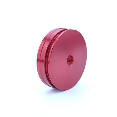 Aluminium Axle Flange CNC Turning Part with RoHs Compliant Material and Custom Design