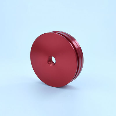 Aluminium Axle Flange CNC Turning Part with RoHs Compliant Material and Custom Design