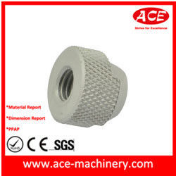 Customized CNC Machining of Brass Nut Part with ASTM Standard and /-0.05mm Tolerance