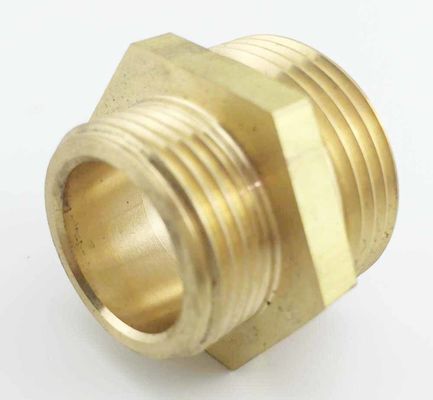 CNC Machining of Brass Screw Fitting Model NO. CM202 Customization for Your Requirements
