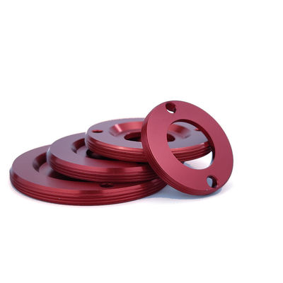 ACE-S061501 Red Anodize High Precision Customized Aluminum Machine Part for UTV/ATV Shocks