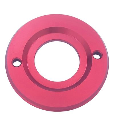 Customized Red Anodized Aluminum Shock Part for UTV ATV Manufactured by CNC Machining