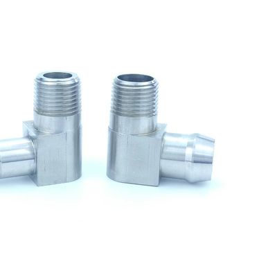 CNC Lathing Work Shiny Silver Brass Cp Extension Nipple Pipe Turning for Pipe Fitting