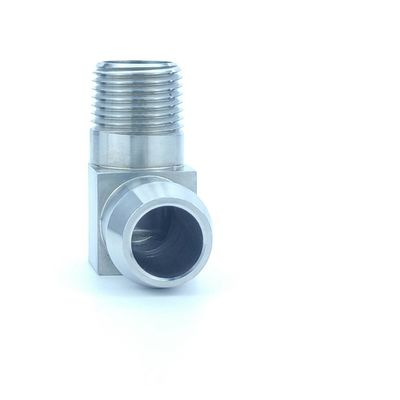 CNC Lathing Work Shiny Silver Brass Cp Extension Nipple Pipe Turning for Pipe Fitting