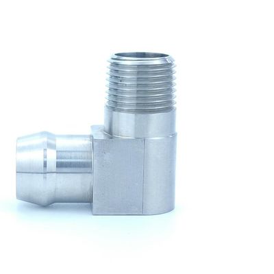 CNC Lathing Work Shiny Silver Brass Cp Extension Nipple Pipe Turning for Pipe Fitting