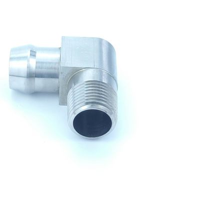 CNC Lathing Work Shiny Silver Brass Cp Extension Nipple Pipe Turning for Pipe Fitting
