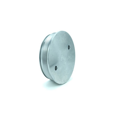 Metal Tolerance /-0.05mm CNC Machined Iron Hydraulic Cylinder Threaded Heavy Piston