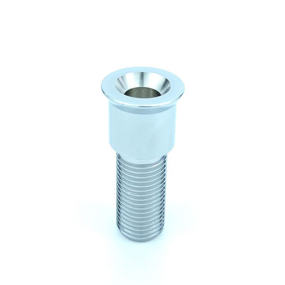 Precision Machining Thread with Powder Coating and Zinc Plating Surface Treatment