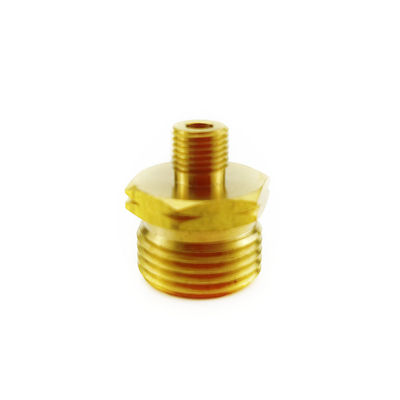 High Precision Customization Brass Solution Connector for Machining Tolerance /-0.05mm
