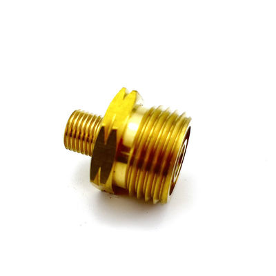 High Precision Customization Brass Solution Connector for Machining Tolerance /-0.05mm