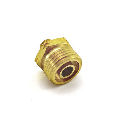 High Precision Customization Brass Solution Connector for Machining Tolerance /-0.05mm