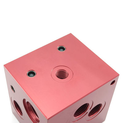 ODM Precision Machinery Custom Made Anodized Aluminum Hydraulic Valve and Special Blocks