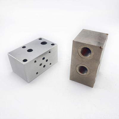 RoHS Certified Aluminum Hydraulic Multiple Station Valve Block with Tolerance of /-0.005mm