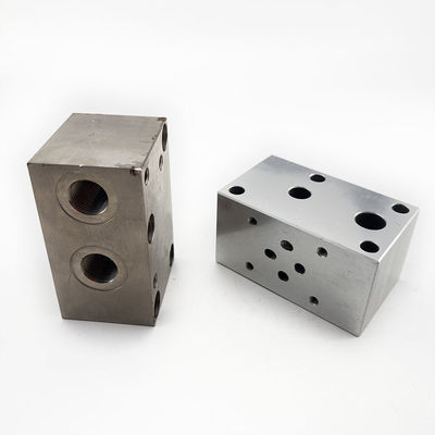 RoHS Certified Aluminum Hydraulic Multiple Station Valve Block with Tolerance of /-0.005mm