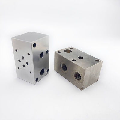 RoHS Certified Aluminum Hydraulic Multiple Station Valve Block with Tolerance of /-0.005mm