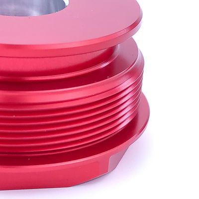 UTV/ATV Shocks Red Anodized CNC Parts Hydraulic Parts Certification RoHS