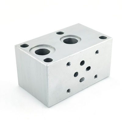 Metal Processing Machinery Parts Customized Overcentrel Valve Manifold Block Aluminum Block