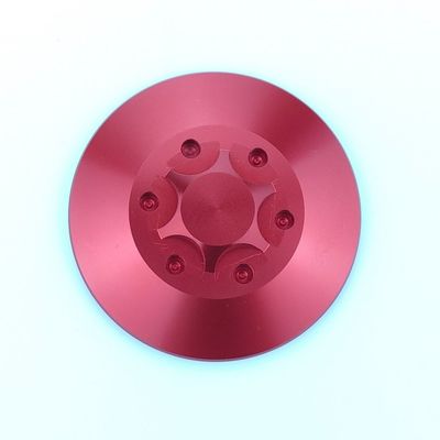 Customized Metal Processing Customized Red Turbe Wheel CNC Machining Auto Spare Parts