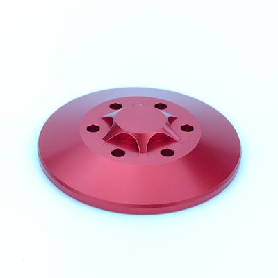 Customized Metal Processing Customized Red Turbe Wheel CNC Machining Auto Spare Parts