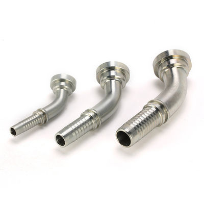 Metal Connector Hydraulic Fittings for Customized Carbon Steel Flange Hose Pipe Parts