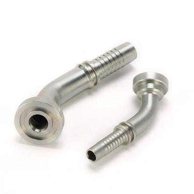 Metal Connector Hydraulic Fittings for Customized Carbon Steel Flange Hose Pipe Parts