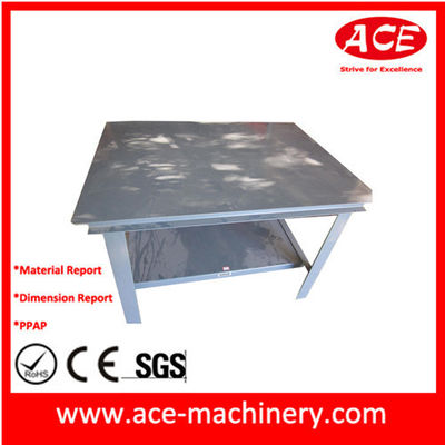 Grey Plastic Painting Sheet Metal Fabrication Desk for Processing Type Shaping Metal