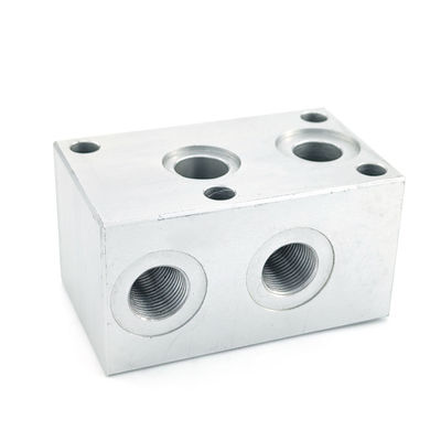 Customized Request Hydraulic Block Valve Manifold Block with Burr Cleaned Surface Finish