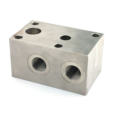 ASTM Standard Customized CNC Machining Center for Hydraulic System Manifold Valve Block