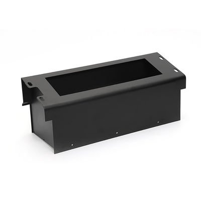 Customized Metal Stamping for Black Powder Coated Bracket Part Customized to Your Needs